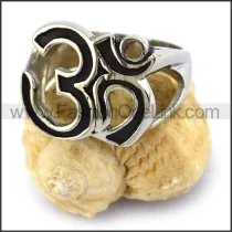 Stainless Steel Biker Ring r003668