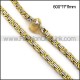 Gold and Silver Plated Necklace n001113