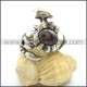 Vintage Stone Stainless Steel  Ring r002327