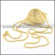Exquisite Golden Plated Necklace n000654