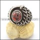 Vintage Stone Stainless Steel  Ring r002328