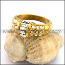 Exquisite Stone Stainless Steel Ring  r002826