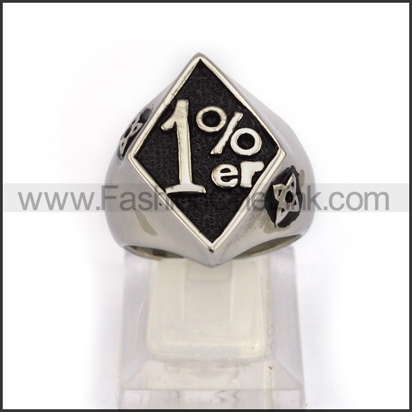 Stainless Steel 1%  Ring     r003078