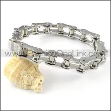 Exquisite Stainless Steel Biker Bracelet b000569