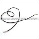 Black Rubber Necklace n001182