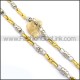 High Quality Gold and Silver Plated Necklace n000778