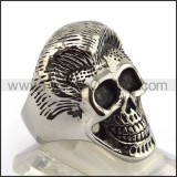 Stainless Steel Skull Ring   r003514