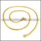 Succinct Golden Plated Necklace n001196