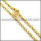 Gold Plated Necklace n000991