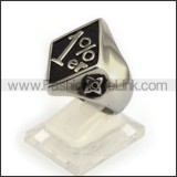 Stainless Steel 1%  Ring     r003078