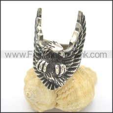 Unique Stainless Steel Eagle Biker Ring r002431