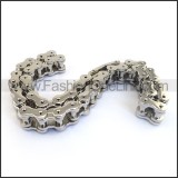 18MM Wide Stainless Steel Bicycle Chain Necklace for Bikers n001164