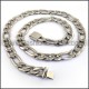 Interlocking Chain Stamping Necklace n001137