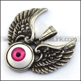 Exquisite Stainless Steel Eye Pendant  p002193