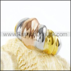 Stainless Steel Plated Special Design Ring r000038