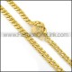 Gold Plated Necklace n000616