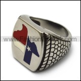 Texas Stainless Steel Ring r005059