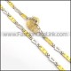 Good Quality Gold and Silver Plated Necklace n000764