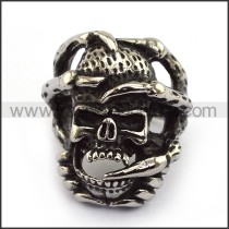 Stainless Steel Skull Ring  r003692