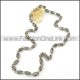 Silver Exquisite Casting Necklace    n000311