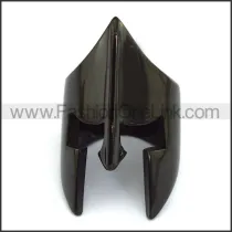 Black Gladiator Ring in Stainless Steel r003658