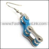 Blue Biker Earrings    e001058