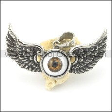 Good Quality Stainless Steel Eye with Wings Pendant   p001580