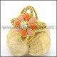 Vintage Stone Stainless Steel Ring  r002697