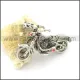 Delicate Stainless Steel Biker Pendant   p001471