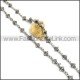 Vintage Casting Flower Necklace n001079