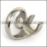 Exquisite Stainless Steel Biker Ring r003607