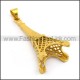 Delicate Stainless Steel Plating Pendant   p003389
