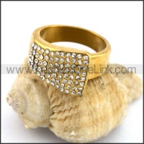 Exquisite Stone Stainless Steel Ring  r002825