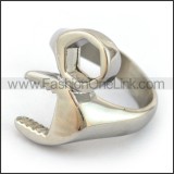 Exquisite Stainless Steel Biker Ring r003607