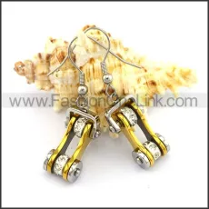 Fashion Golden Biker Earrings   e001161