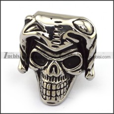 Stainless Steel Skull Ring  r003706
