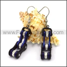 Fashion Stainless Steel Biker Earrings    e001062