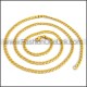 Hot Selling Golden Plated Necklace n001193