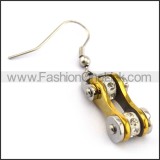 Fashion Golden Biker Earrings   e001161