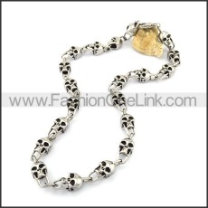 Exquisite Skull Necklace n001115