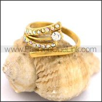 Exquisite Stone Stainless Steel Ring  r002827