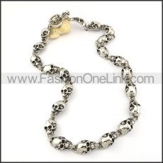 Good Quality Skull Necklace       n000197