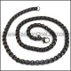 Black Plated Necklace n000613