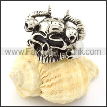 Stainless Steel Punk Style Ring r000662