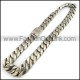 24MM Wide Heavy Weight Matte Casting Link Necklace n001484