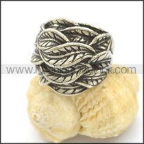 Unique Stainless Steel Casting Ring r002480