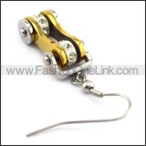 Fashion Golden Biker Earrings   e001161