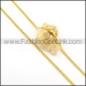 Delicate Golden Plated Necklace n000655