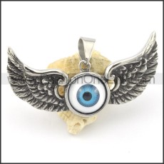 Good Quality Stainless Steel Eye with Wings Pendant   p001581