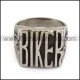 316L Stainless Steel BIKE Ring r003803